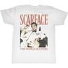 American Classics Scarface 1980er Gangster-Krimi The World is Yours Poster T-Shirt für Erwachsene