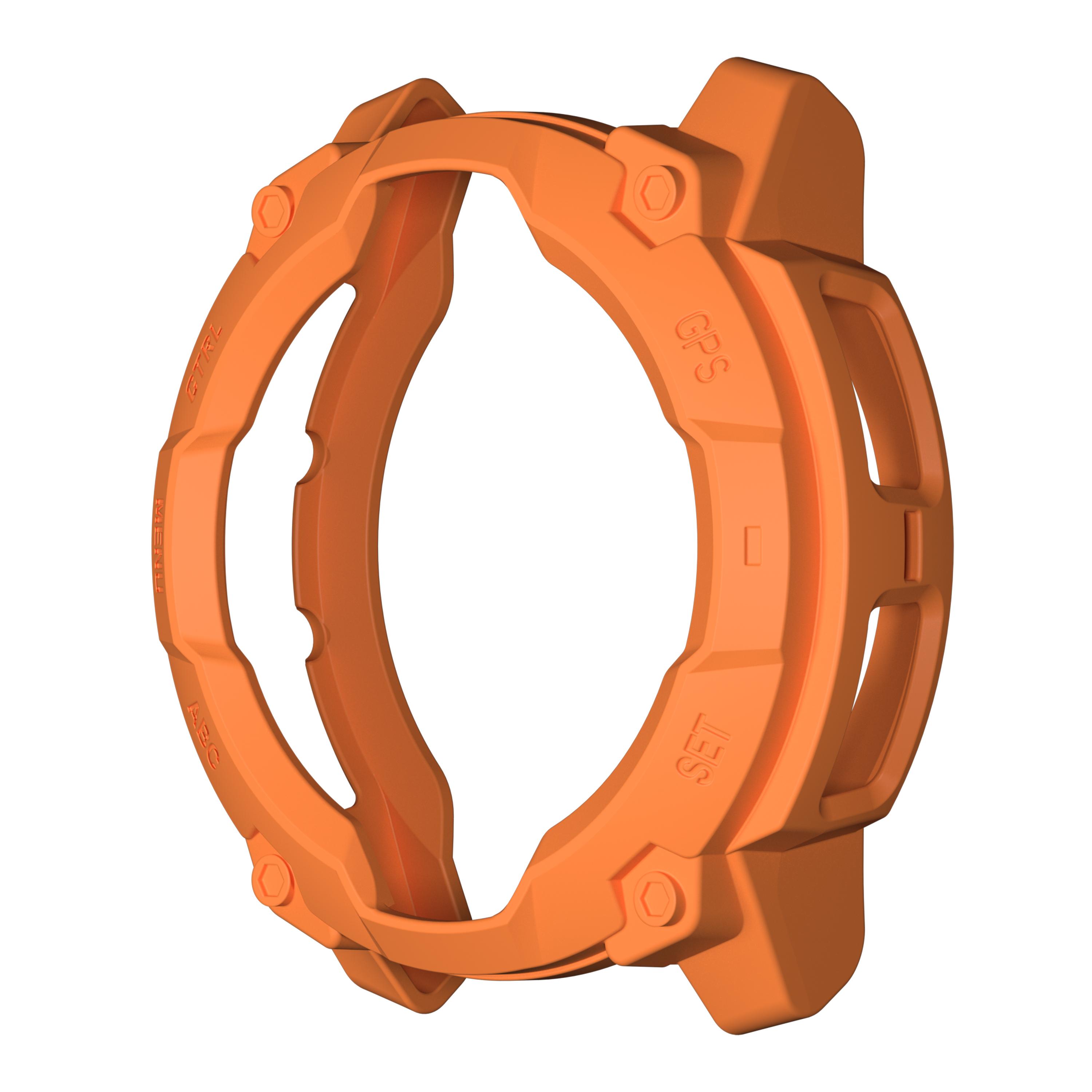 

Защитный чехол для Garmin Instinct 3 Solar 45 мм 50 мм Рамка Жесткая Броня Полый ТПУ Чехол Instinct3 Защитная Накладка Чехол Бампер Instinct3 Solar 50 оранжевый