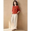 EST+II Elegant Embroidered Cardigan & Wide-Leg Pants Set