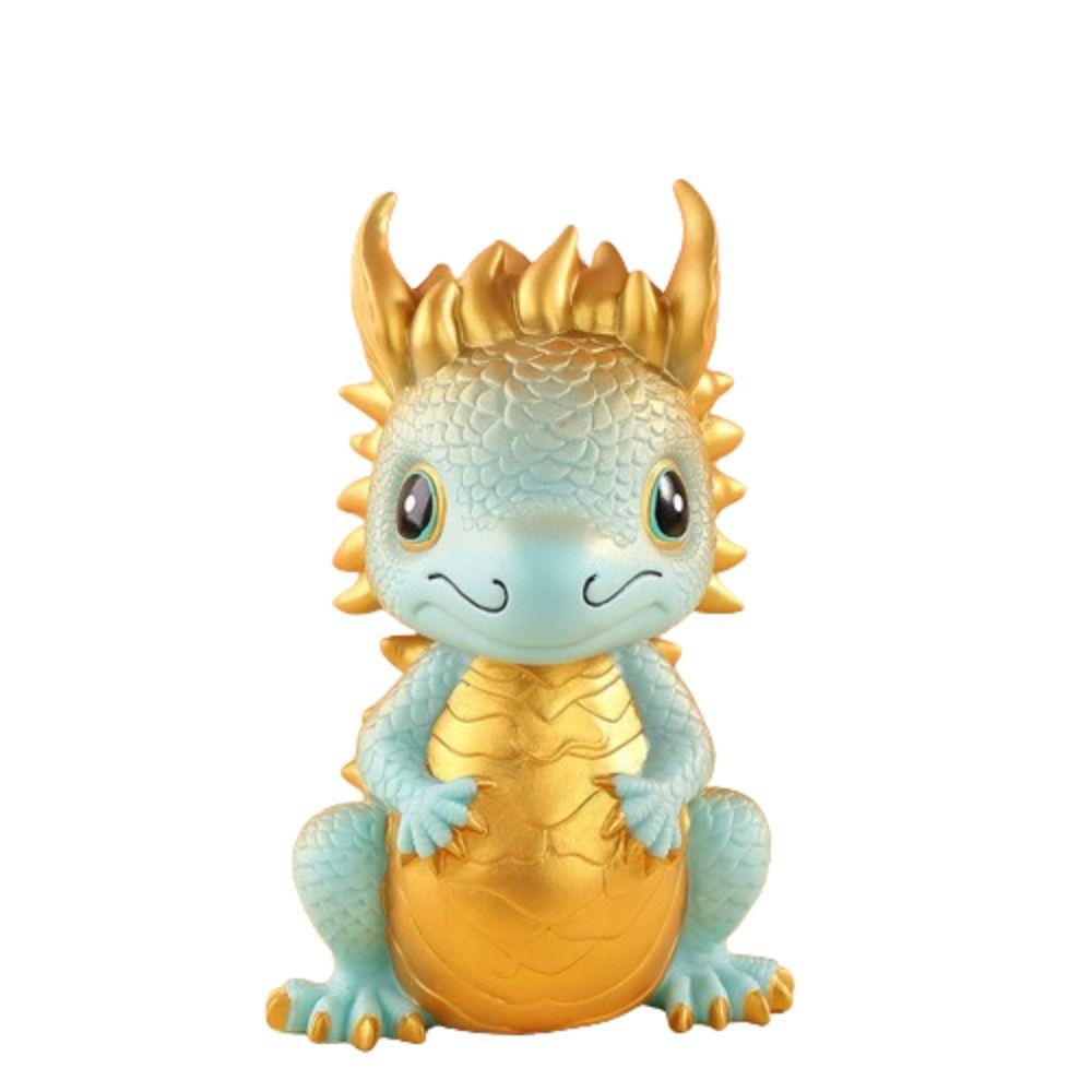 

Длинная Модель Зодиак Дракон Копилка Копилка Дракон Банка для Монет Зодиак Дракон Украшение Для Девочек Мальчиков gold&blue