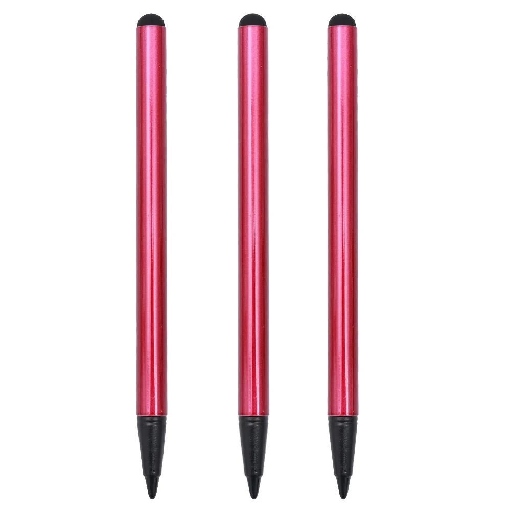 1/3Pcs Smart Phone Tablet Touchscreen Stylus Pens Universal Capacitive/Resistive Stylus Pen for iPad Samsung Rubber Pen