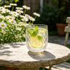 Elegant Water Bottle Outdoor Tableware Cold Drink Mug Camping Drinking Glasses Juice Beverage Cups Travel Transparent Beer Cup