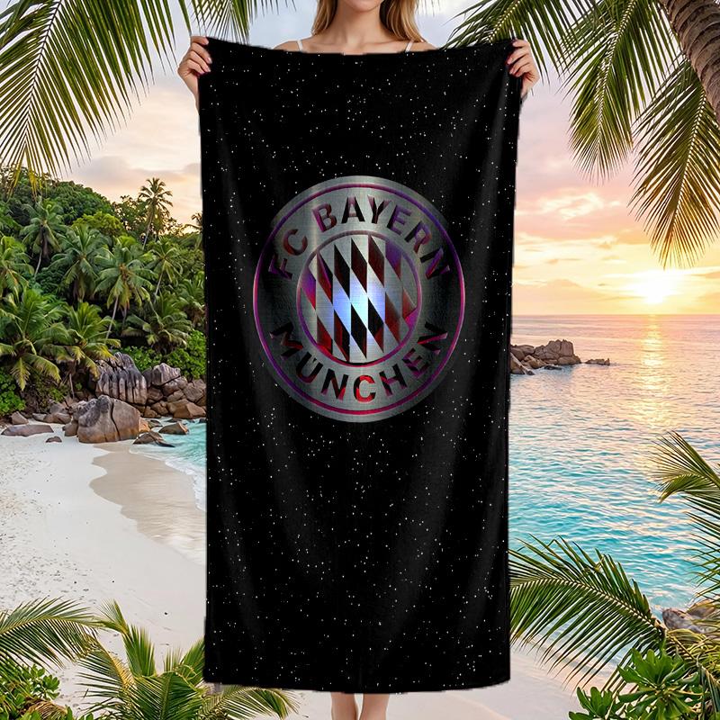 Bayern Munich Beach Towel Soft Microfiber Summer Towel Quick Dry Absorbent Towel for Beach Swimming Pool Travel