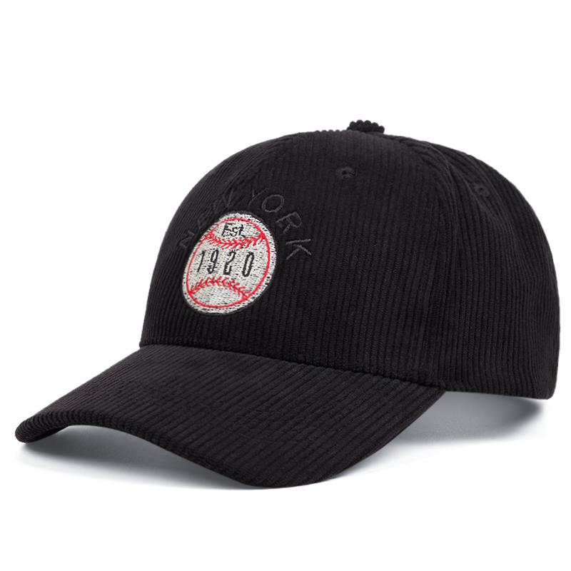 Neue New Yorker Cord-Baseballkappen mit Stickerei für Männer und Frauen, für Outdoor-Sport und Freizeit