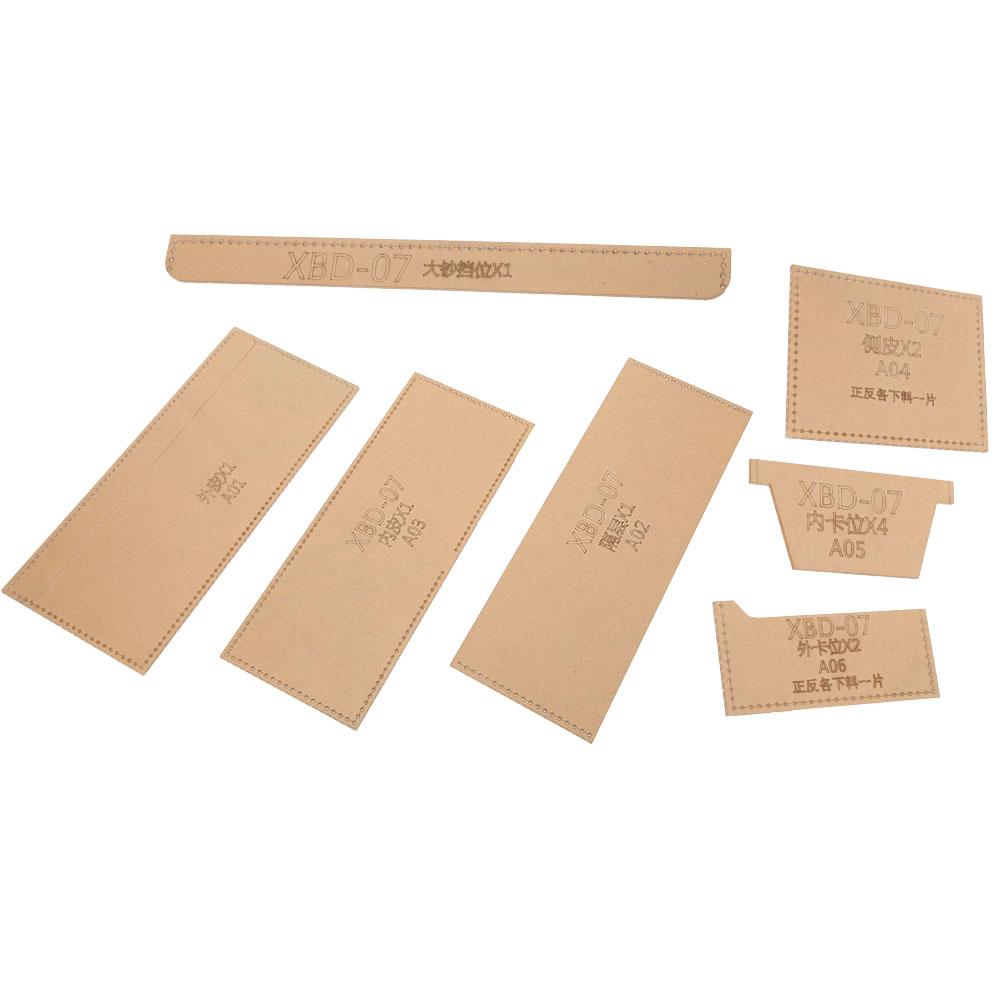 Purse Acrylic Template Transparent Manual DIY Leather Wallet Model for Short Wallet