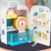 Model Crafts Children's Refrigerator Toys DIY Penguin Refrigerator Home Toys  Furniture Model
