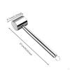 Stainless Steel Meat Mallet Heavy Duty Double Sided Protein Easy to Clean Steak Tenderizer