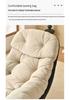 Eggshell Swivel Rocking Chair: Light Luxury Recliner for Living Room or Balcony
