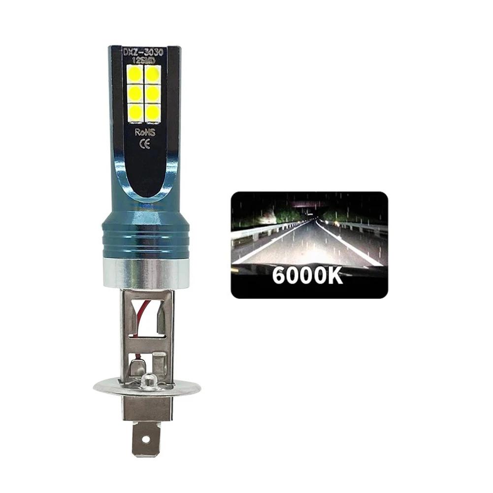 1/2Pcs H4 H7 LED Headlight Bulb H11 H8 H9 H10 H1 H3 Car Fog Light Bulbs 9005 9006 Auto Driving Running Lamps 12000LM 80W 12V