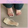 Water Diamond Style Toe Post Slide Sandals For Women Summer Fashion With Rubber Sole