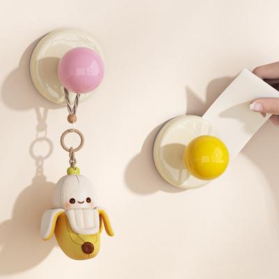 Suction Cup Hook No-Punch Installation Reusable Hook Dual-Purpose Cabinet Door Handle And Hook for Smooth Surfaces
