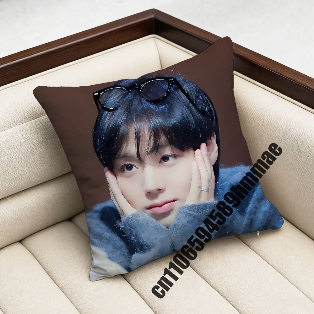 For Singer Actor PPark Ji Hoon Throw Pillow Case Sham Xcm Decoration Square Sofa Pillowcase Pad Cover