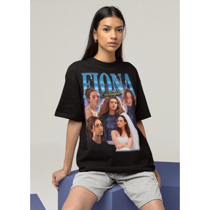 

2026 Summer Fashion Trendy Tee Men Women Vintage Top Fiona Gallagher Shirt, TV Show Merch Hip Hop Streetwear Oversized Tshirt 4XL