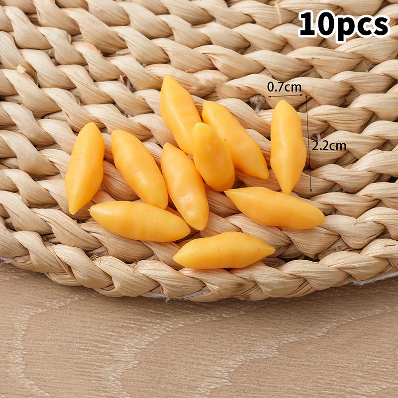 10Pcs Mini Artificial Vegetables Chili Cabbage Edamame Cucumber And So On Home Kitchen Decoration Holiday Gift