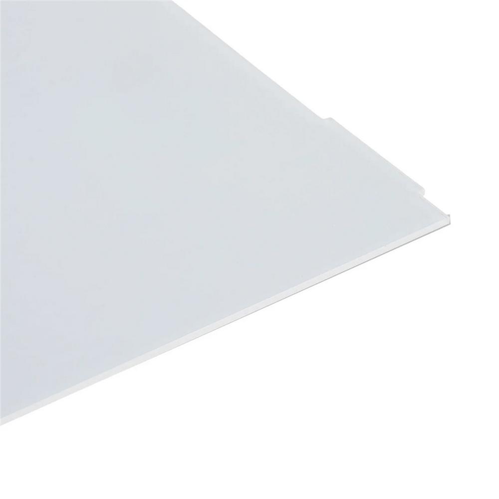 12" X 9.75" RV Clear Screen Door Slider Panel Plate with Push Down Opener 239061