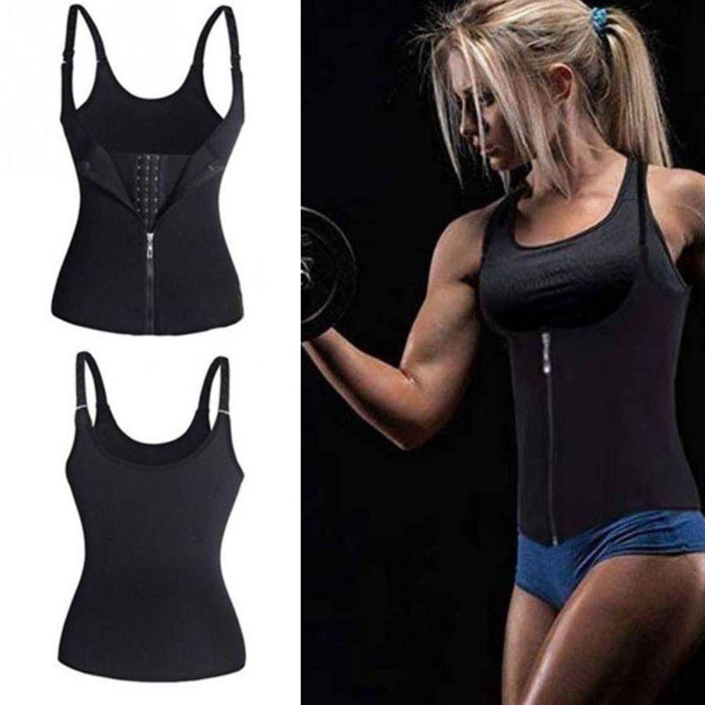 Zipper Women's Postpartum Panties Sleeveless Waist Cinching Corset Body Shapers Vest  Streetwear