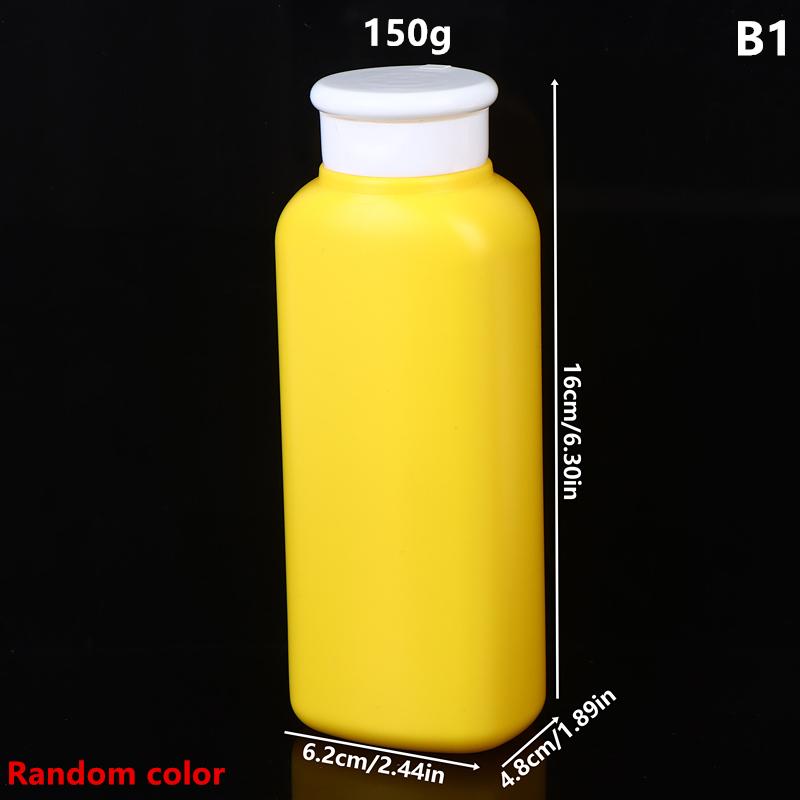 1 STÜCK 30/50/100/150/200/250/300g Talkumpuderflasche Nachfüllbarer Kosmetikpuder-Spender Kunststoffpuderbehälter Leere Flaschen