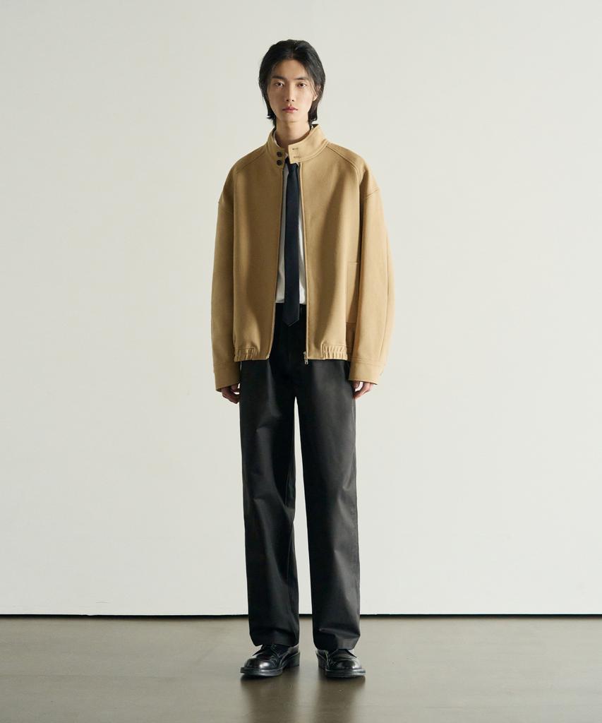 ROTEMBER Lyocell Officer Chino Pants [Black]