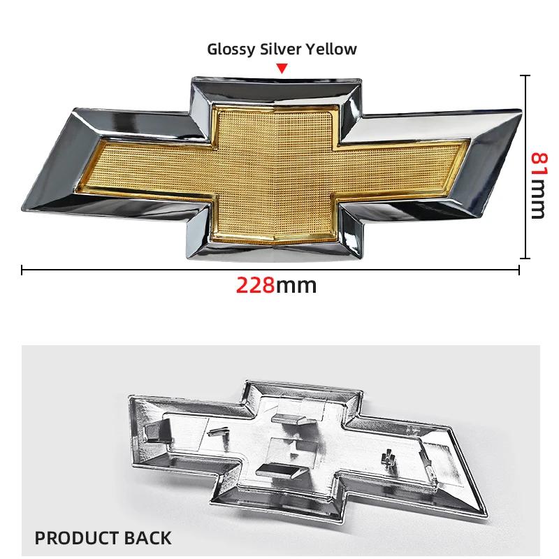 ABS Car Front Hood Emblem Sticker Rear Tail Trunk Badge Accessories for Chevrolet Epica Spark Aveo Captiva Cruze Malibu XL Trax