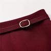 Women's High Waist Black Mermaid Skirt Spring Autumn Elegant Slim Fit Ruffle Hem Skirt