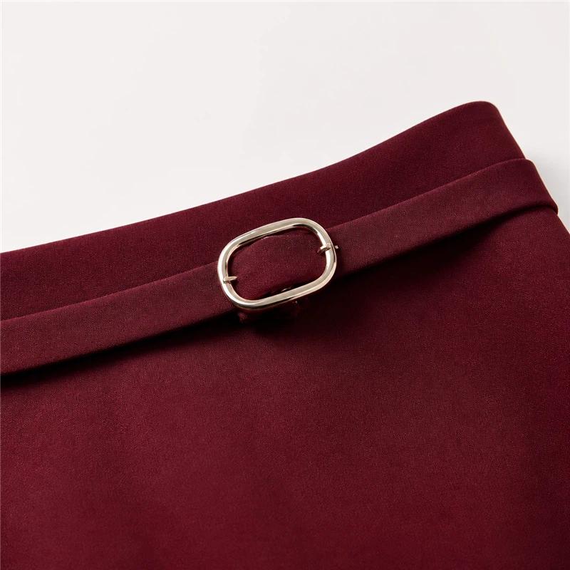 Women's High Waist Black Mermaid Skirt Spring Autumn Elegant Slim Fit Ruffle Hem Skirt