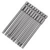 NiGao Magnetic Flat Head Drill Bit for Electric/Pneumatic Screwdrivers (75L/100L)
