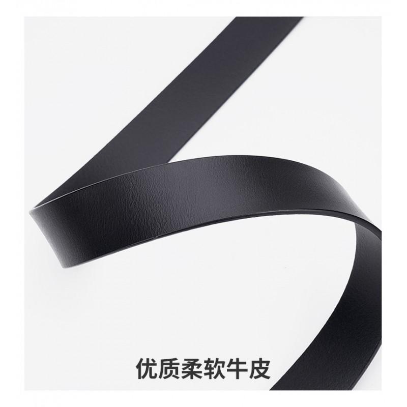 Womens Genuine Leather Belt With Pin Buckle Slim Fit Casual Vintage Waistband Jeans Trousers