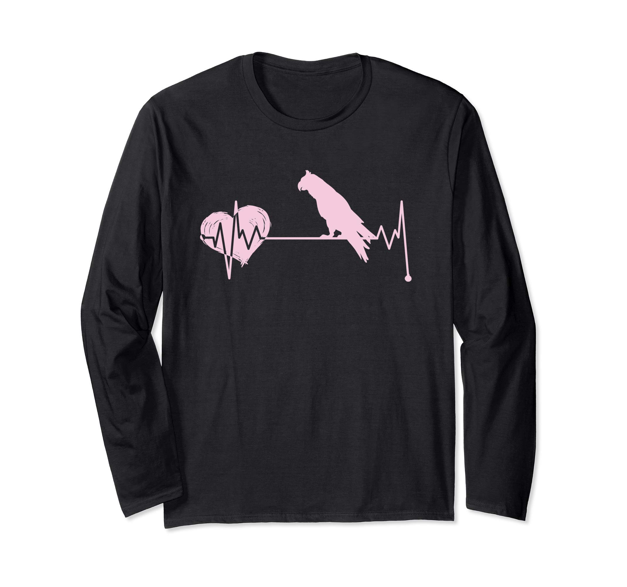 

Heartbeat Parrot Gift Products Женская футболка с длинным рукавом Pet Parrot чёрный