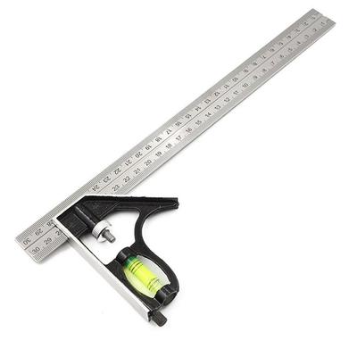 Adjustable 300mm Engineer's Combination Ruler Set with Straight Ruler