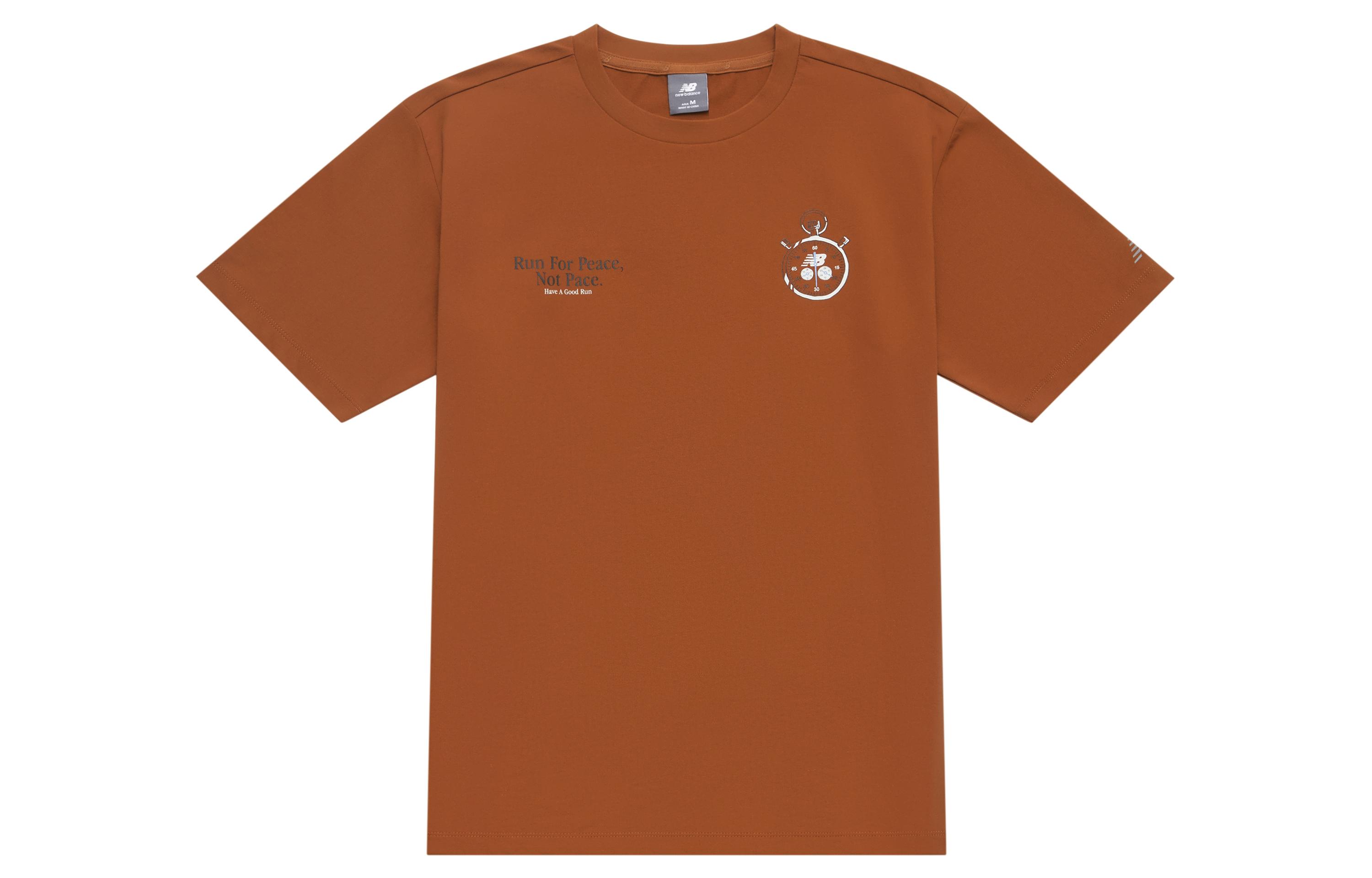 New Balance SS24 T Shirt Unisex Orange NEE25041-BUR M