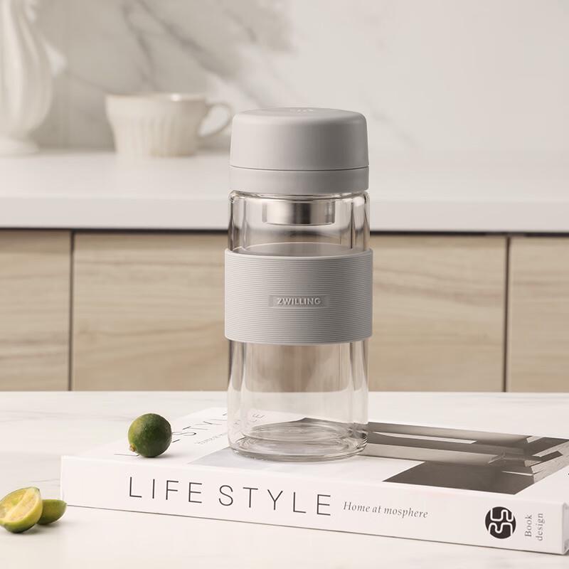 Zwilling Double-Wall Glass Tea Infuser Cup