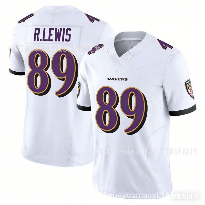 3rd Gen Football Jersey Baltimore Ravens 89 Mark Andrews Black Mens Sports Shirt