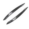 2pcs Car Headlight Eyebrow Eyelid Cover Trim ABS Carbon Fiber Black for BMW X5 E70 2008 2009 2010 2011 2012 2013