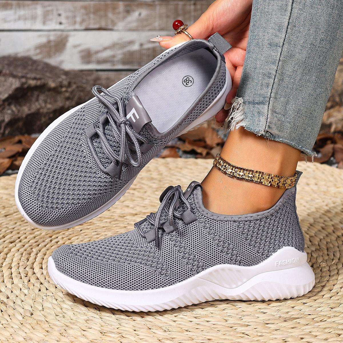 

Обувь женская 2025 новая легкая повседневная обувь, кроссовки для бега, дышащая и не вызывающая усталость женская обувь, кроссовки на мягкой подошве, женская женская 43