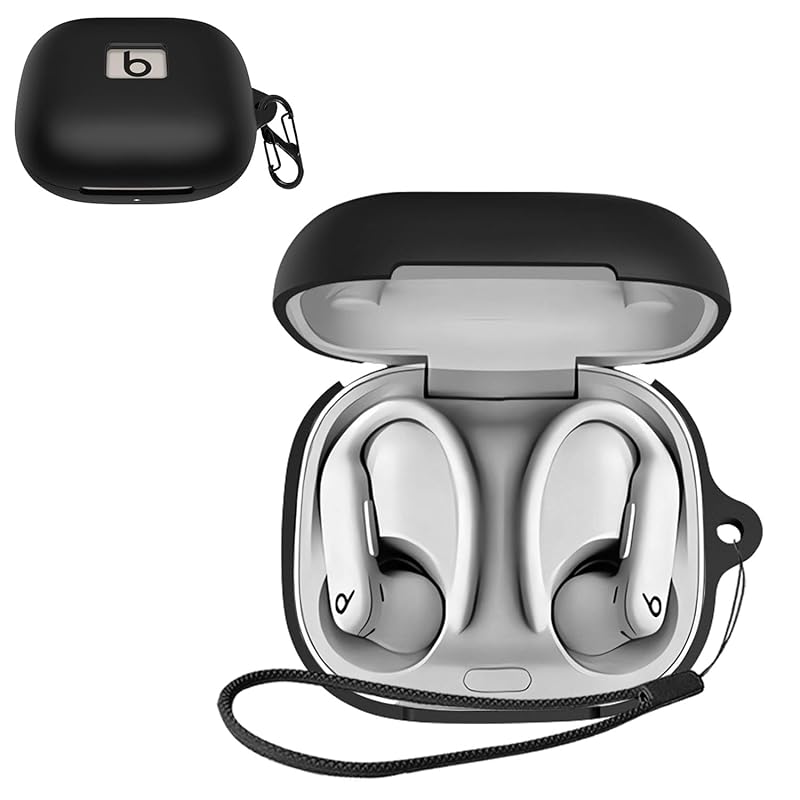 

For Beats Powerbeats Pro 2 Case [HVUYAL] Equipped with a hook to prevent loss lightweight Scratch prevention dustproof Hard to get hurt Soft silica