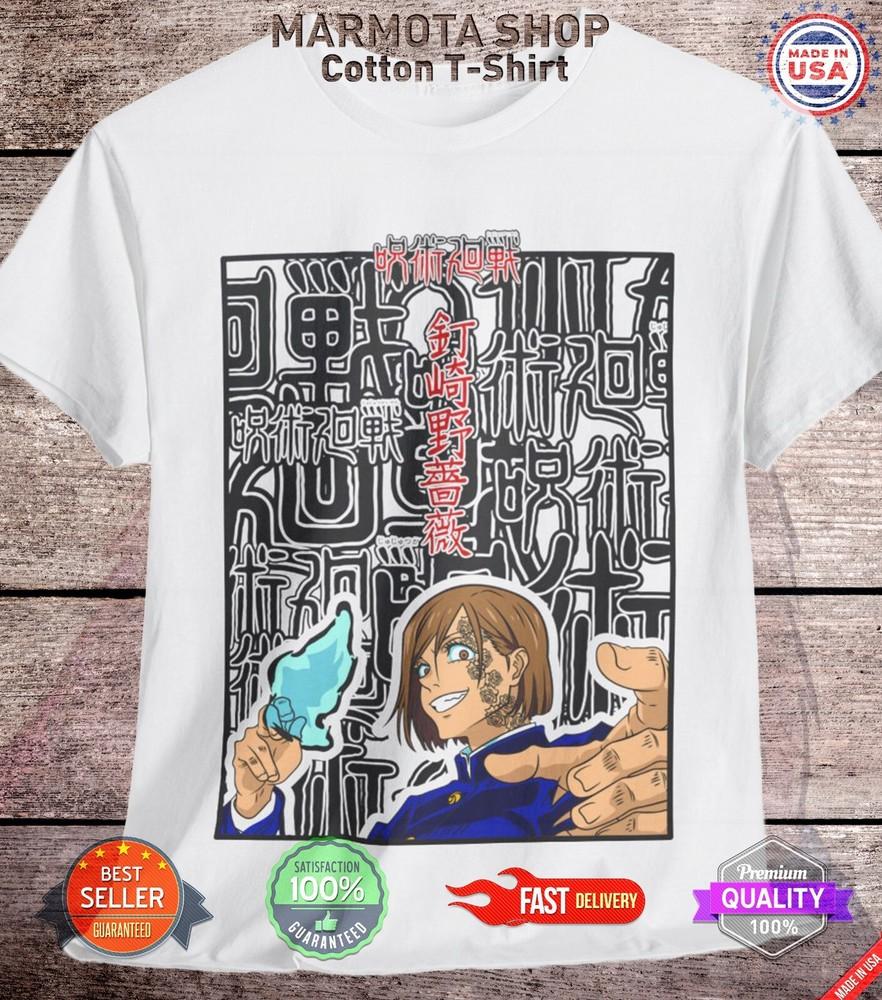 

Nobara Kugisaki Shirt Jujutsu Kaisen Unisex Anime Tee T-Shirt Waifu Ecchi Sexy L