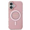 Etui Do iPhone 16 Guess Hardcase Rhinestones MagSafe Różowy