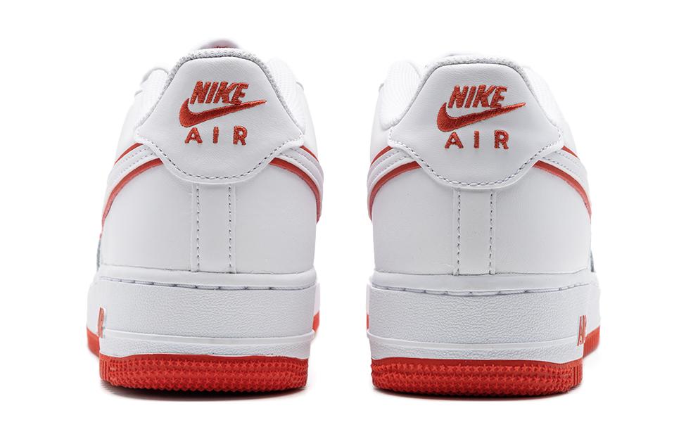 Nike Air Force 1 Low White Picante Red GS DV7762-101