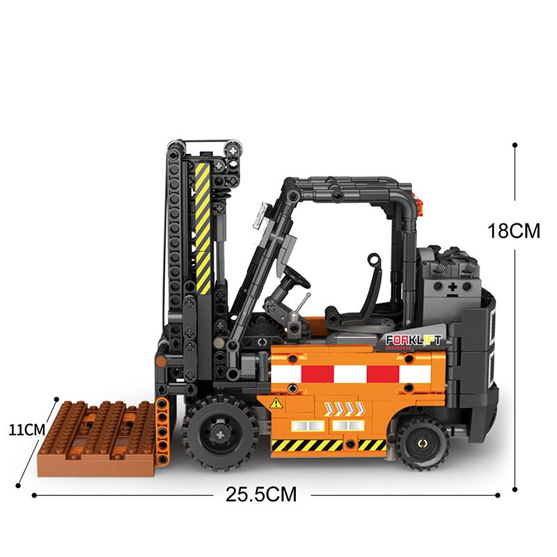 High-Quality 722Pcs High-Quality Remote High-Quality Control High-Quality Forklift High-Quality Moc Construction Set High-Quality Building