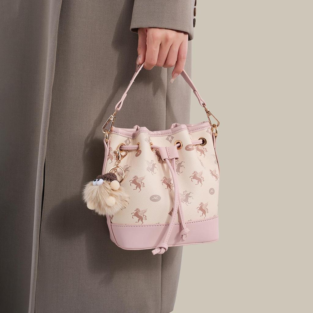 Spring/Summer 2026 Versatile Women's Bucket Handbags - High-End Single Shoulder Crossbody