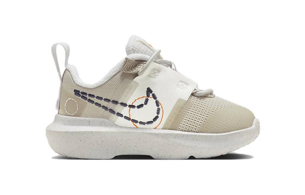 Nike Crater Impact TD Slip Resistant Anti Kick Low Top Baby & Toddler Shoes White Orange Infant And Toddler DB3553-202