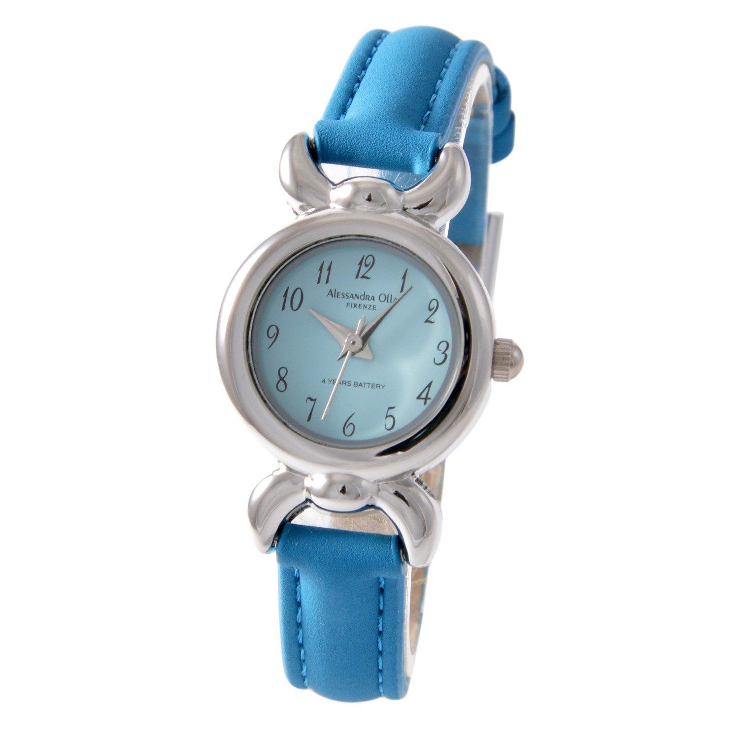 

Alessandra Olla Round Leather Watch [Alessandra Olla] AO-354 Women s