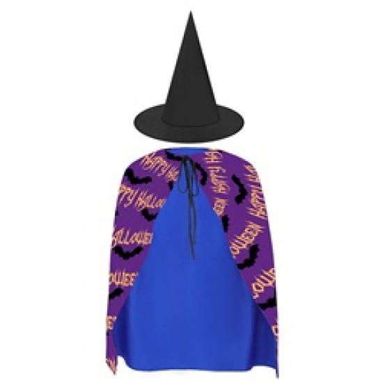 

Family Parent Kids Halloween Costume Cloak Party Cosplay Suit Jumpsuit And Hat Pumpkin Pumpkin Cape TV & Movie Free