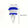 2Pcs Drink Pour Spouts with Lids Spill-Proof Sealing Caps for Milk Juice Beverage Storage Bottle Top Dispenser