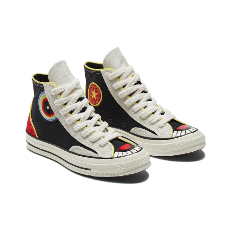 Converse Chuck Taylor All Star 1970s Trendy Cool High Top Canvas Shoes Unisex Black, White and Red