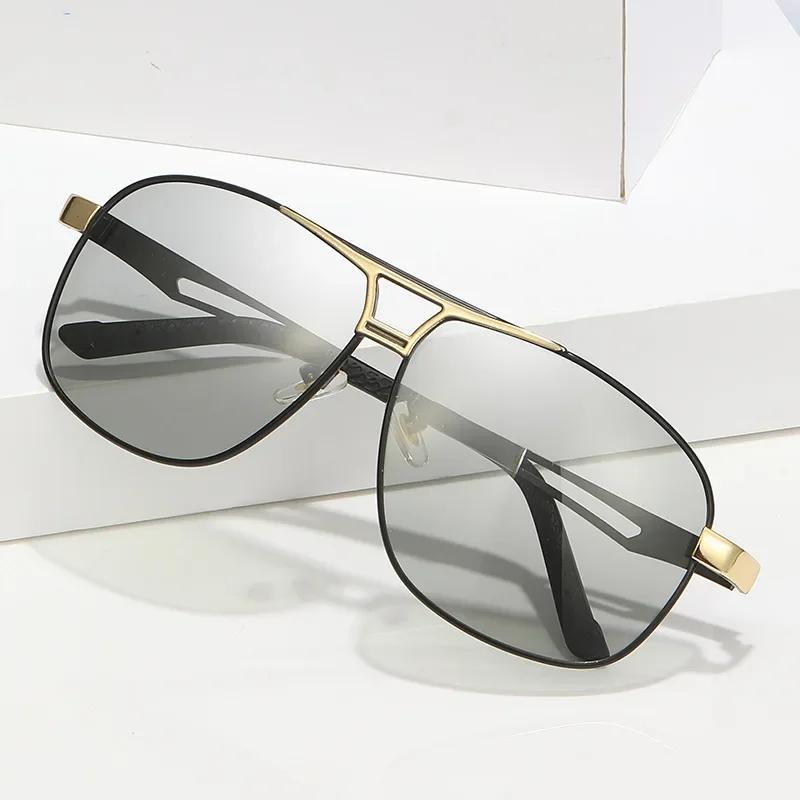Outdoor Anti-UV Women Men's Color Changing Polarized Sunglasses Unisex Driving Fishing Sun Shades Eyeglasses Optical UV400