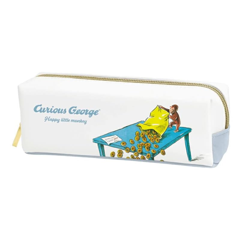 

Kamiojapan Curious George Slim BOX pen pouch donut