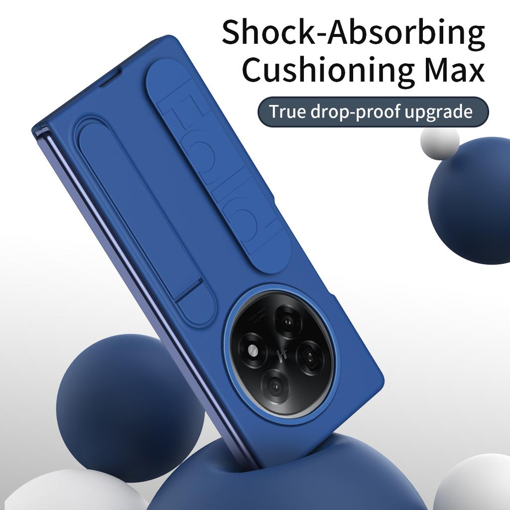 For Oppo Find N5 5G Phone Case Kickstand Wristband PC Silicone Mobile Cover