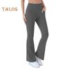 Women's Flared Yoga Pants High Waist Bootcut Workout Leggings with Pockets Stretchy Bell Bottom Trousers for Office Workout