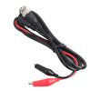 BNC Male Plug To Dual Oscilloscope Test Probe Cable Alligator Clips Digital Oscilloscope Probe Anti-rust Anti-aging Accessories